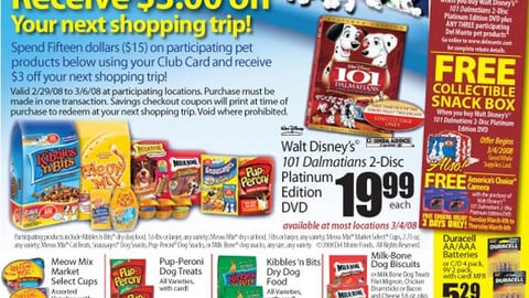 A&P Del Monte "101 Dalmatians" Feature
