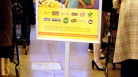 Whole Foods Supplier Alliance for Microcredit Stanchion