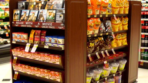 Safeway Movie Snacks Display