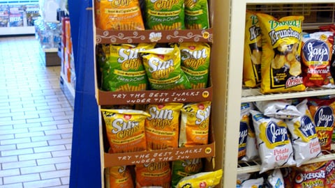 SunChips Whole Grain 7-Eleven Floorstand