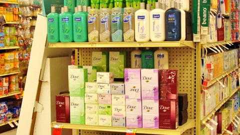 Dominick's Unilever, Dial Endcap