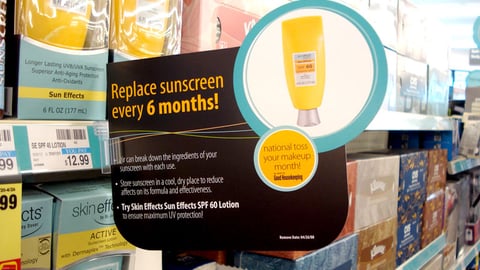 CVS Beauty Sale Skin Effects Shelf Sign