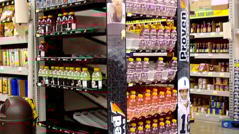 Food 4 Less Gatorade Endcap