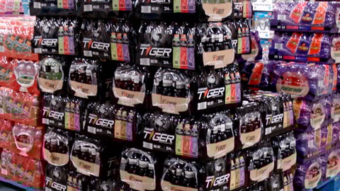 Gatorade Tiger Case Stack