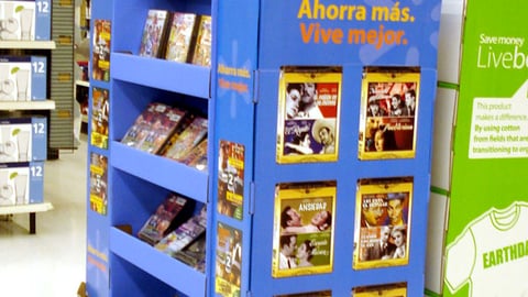Wal-Mart Latin Movie Pallet