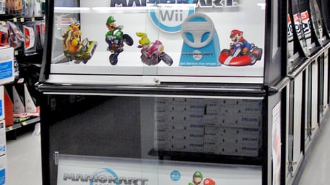 Wal-Mart 'Mario Kart Wii' Display Case