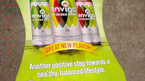 Coca-Cola Enviga Floor Cling