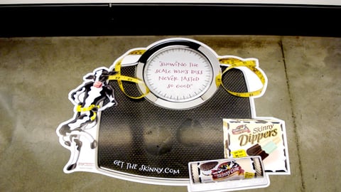 The Skinny Cow Floor Cling