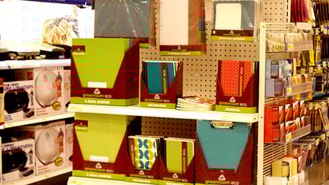 Target Greenroom Eco Office Endcap