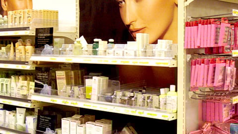 Target Professional Skin Care Display