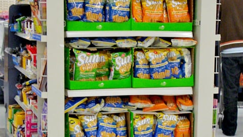 SunChips Wal-Mart Earth Month Cut Cases