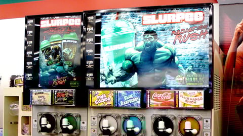 Coke 'Radiation Rush' Slurpee Translite