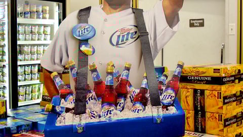 Miller Lite Audio-Enabled Standee