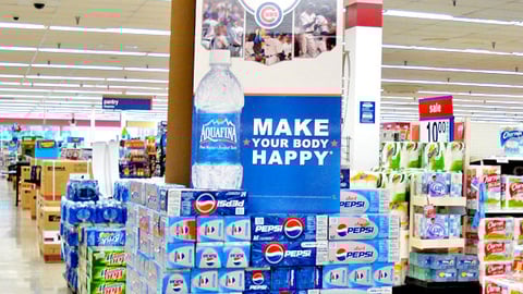 Aquafina Baseball Pallet Spectacular