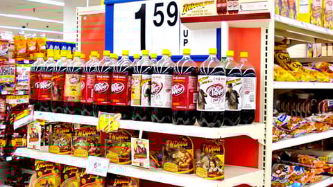 Dr Pepper 'Indiana Jones' Kmart Endcap