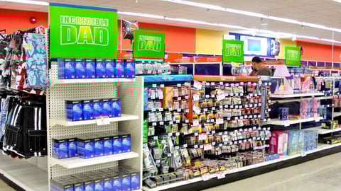 Kmart 'Incredible Dad' Endcaps