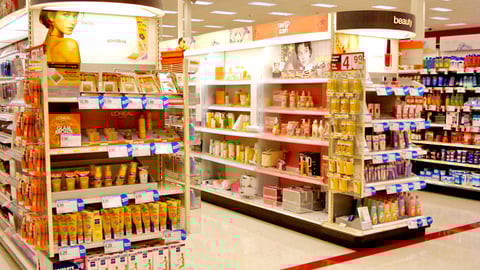 Target Olay, Sally Hansen Beauty Endcaps