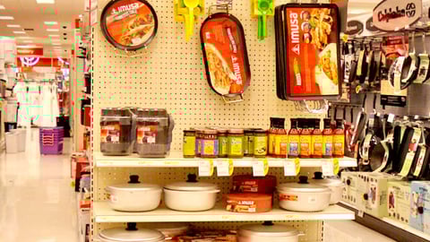 Target Imusa Cookware Endcap