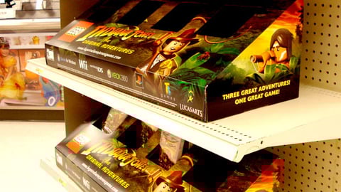 Lego 'Indiana Jones' Target Shelf Tray