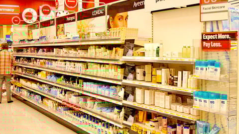 Target Skincare Aisle