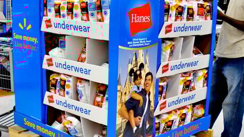 Hanes Wal-Mart Disney Pallet
