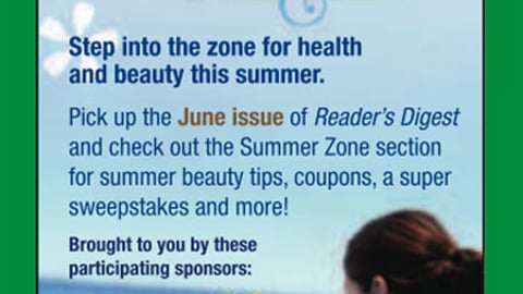 Walgreens Reader's Digest 'Summer Zone' Feature
