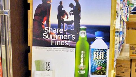 Heineken Fiji Rebate Sign