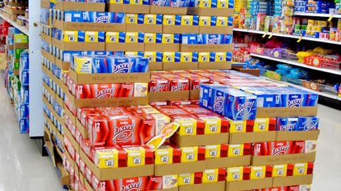 Meijer Brand Beverage Endcap