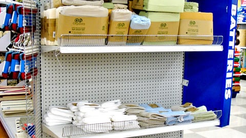 Meijer Organic Bedding Endcap