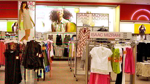 Target Women's Apparel Wall Display