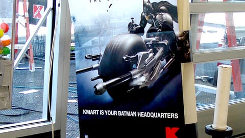 Kmart 'Batman Headquarters' Pedestal Wrap