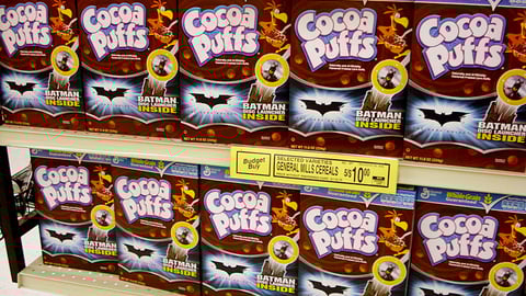 Cocoa Puffs 'The Dark Knight' Packaging