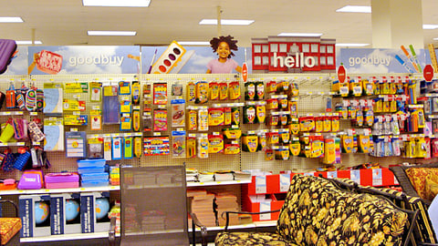 Target Back-to-School In-Line Display