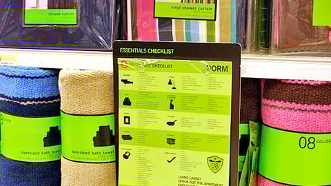 Target 08 College Checklist