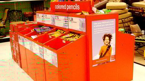 Target 'Take Charge of Education' Floorstand