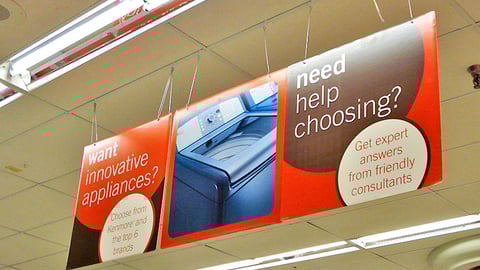 Kmart 'Innovative Appliance' Ceiling Banner