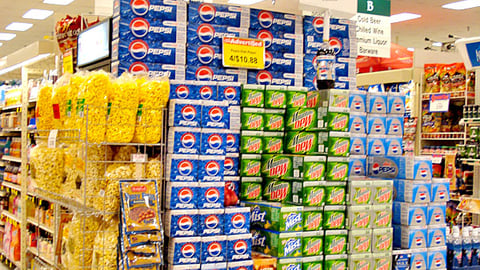 Pepsi Stuff Endcap Display