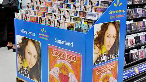 Wal-Mart Miley Cyrus, Sugarland CD Pallet