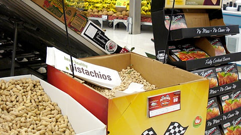 Paramount Farms 'Pistachios Pit Stop' Dump Bin