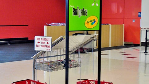 Kmart Back-to-School Stanchion