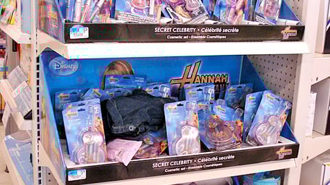 Kmart 'Hannah Montana' Makeup Shelf Trays