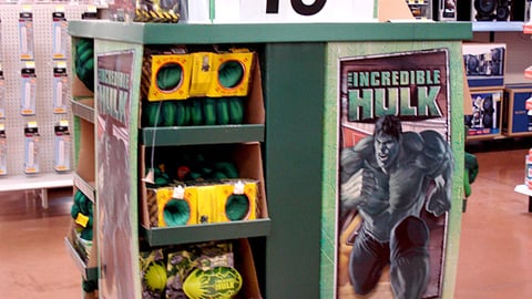 'Incredible Hulk' Wal-Mart Toy Pallet