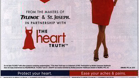 Johnson & Johnson 'Heart Truth' FSI