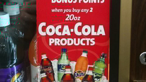 Speedway Coca-Cola 'Speedy Rewards' Cling