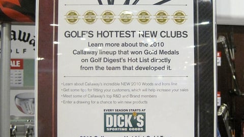 Callaway Dick's 'Hottest New Clubs' Poster