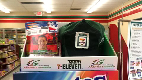 7-Eleven 'Andretti Green' Merchandise Shelf Tray