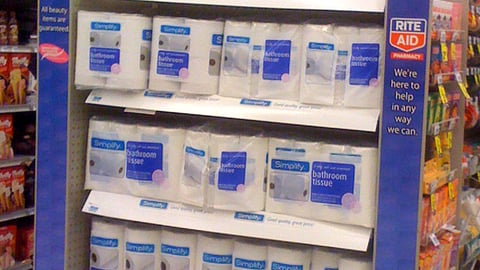 Rite Aid Simplify Endcap