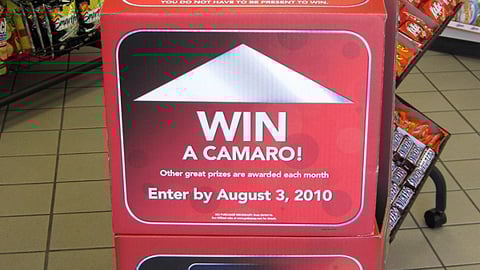 Circle K 'Pour It & Floor It' Dump Bin