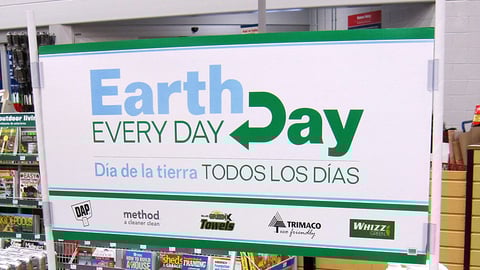 Lowe's 'Earth Day' Banner