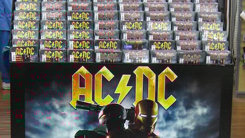 AC/DC 'Iron Man 2' Pallet Display